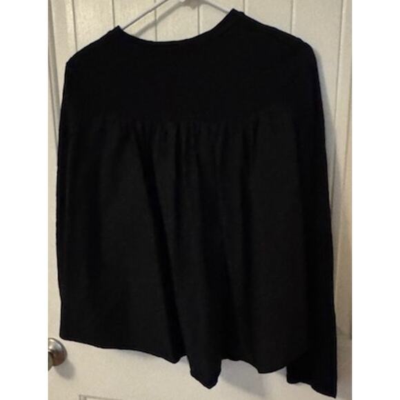 English Factory Mixed Media Swing Black Top S - Picture 6 of 8